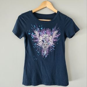 Express Featherweight Tee - Navy Blue | Size S